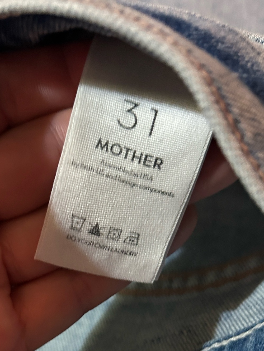 NWT MOTHER Denim High-Waisted Rascal Zip Step Fray Jeans in Misbeliever - Picture 7 of 9